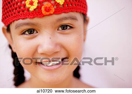 Young girl smiling, portrait View Large Photo Image Stock Image - Young girl smiling, portrait. Fotosearch