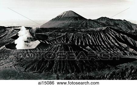 Bromo and Semeru volcanoes, early morning View Large Photo Image Stock Photograph - Bromo and Semeru volcanoes, early morning. Fotosearch