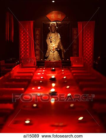 Stock Photo - Chinese restaurant, private dining. Fotosearch