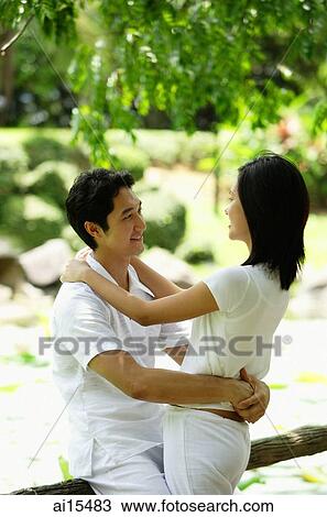 Couple embracing, portrait View Large Photo Image Stock Image - Couple embracing, portrait. Fotosearch