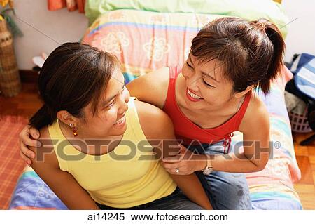 Mother and daughter looking at each other View Large Photo Image Stock Photography - Mother and daughter looking at each other. Fotosearch