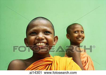 Sri Lanka, Mihintale, young Buddhist monks View Large Photo Image Stock Image - Sri Lanka, Mihintale, young Buddhist monks. Fotosearch