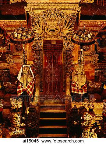 Temple gate at night View Large Photo Image Stock Photography - Temple gate at night. Fotosearch