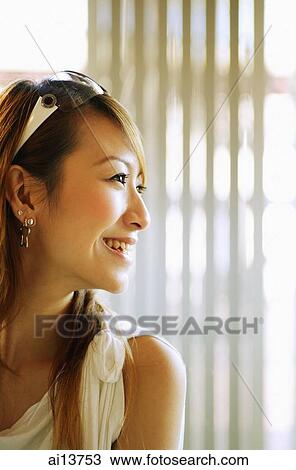 Young woman, profile View Large Photo Image Stock Image - Young woman, profile. Fotosearch