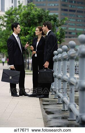 Business people talking View Large Photo Image Stock Image - Business people talking . Fotosearch
