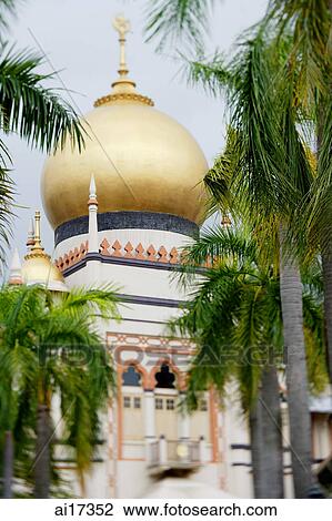 Sultan Mosque in Singapore View Large Photo Image Stock Image - Sultan Mosque in Singapore . Fotosearch