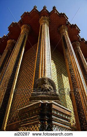 Buddha statue, The Grand Palace, Temple of the Emerald Buddha, Wat Phra Kaeo, Bangkok, Thailand View Large Photo Image Stock Photo - Buddha statue, The Grand Palace, Temple of the Emerald Buddha, Wat Phra Kaeo, Bangkok, Thailand. Fotosearch