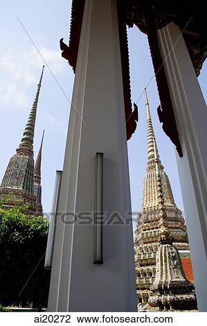 Chedi at Wat Pho, Bangkok, Thailand View Large Photo Image Stock Image - Chedi at Wat Pho, Bangkok, Thailand. Fotosearch