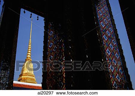 The Grand Palace, Temple of the Emerald Buddha, Wat Phra Kaeo, Bangkok, Thailand View Large Photo Image Stock Photo - The Grand Palace, Temple of the Emerald Buddha, Wat Phra Kaeo, Bangkok, Thailand. Fotosearch