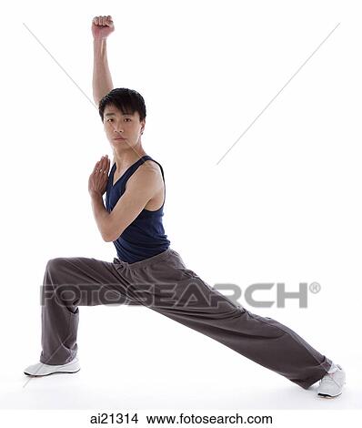 Young man practicing Kong fu View Large Photo Image Picture - Young man practicing Kong fu. Fotosearch