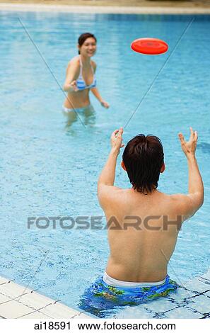 pool frisbee