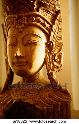 Head of a Buddha Sculpture View Large Photo Image Stock Photography - Head of a Buddha Sculpture. Fotosearch
