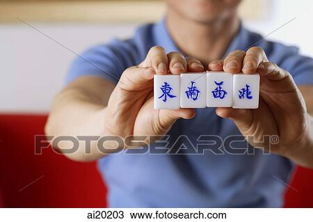 Mahjong tiles with Chinese characters for East, South, West and North View Large Photo Image Stock Image - Mahjong tiles with Chinese characters for East, South, West and North. Fotosearch