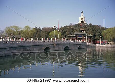 Beihai Park, Beijing, China View Large Photo Image Stock Photo - Beihai Park, Beijing, China. Fotosearch