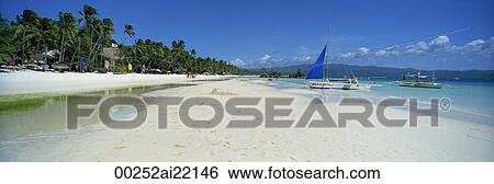 Stock Photograph - Boracay Beach, Philippines. Fotosearch