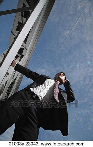 Businessman on the mobile phone View Large Photo Image Stock Image - Businessman on the mobile phone. Fotosearch