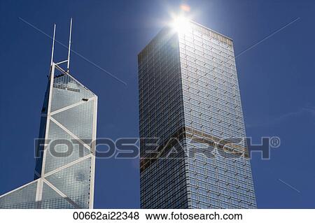 Cheung Kong Building & Bank of China Building, Central, Hong Kong View Large Photo Image Stock Photo - Cheung Kong Building & Bank of China Building, Central, Hong Kong. Fotosearch