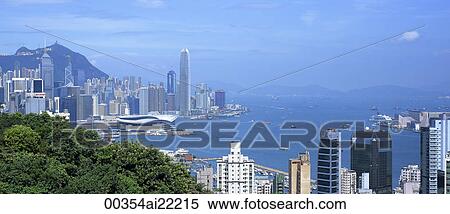 Cityscape from Braemer Hill, Hong Kong View Large Photo Image Stock Photography - Cityscape from Braemer Hill, Hong Kong. Fotosearch