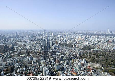 Cityscape from Roppongi Hills, Tokyo, Japan View Large Photo Image Stock Photo - Cityscape from Roppongi Hills, Tokyo, Japan. Fotosearch
