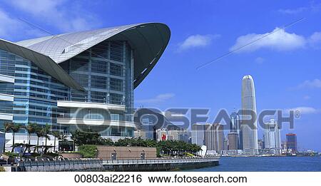 Convention Centre from Wanchai, Hong Kong View Large Photo Image Stock Photograph - Convention Centre from Wanchai, Hong Kong. Fotosearch