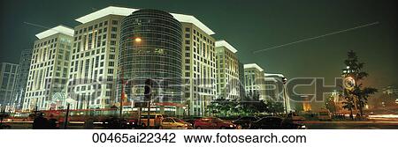 Dongan Square at night, Beijing, China View Large Photo Image Stock Image - Dongan Square at night, Beijing, China. Fotosearch