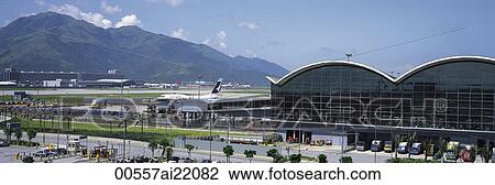 Stock Image - Hong Kong International Airport. Fotosearch