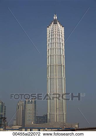 Jinmou Building, Pudong, Shanghai, China View Large Photo Image Stock Image - Jinmou Building, Pudong, Shanghai, China. Fotosearch