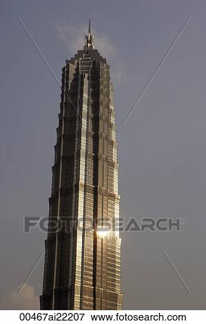 Jinmou Building, Pudong, Shanghai View Large Photo Image Stock Photo - Jinmou Building, Pudong, Shanghai. Fotosearch