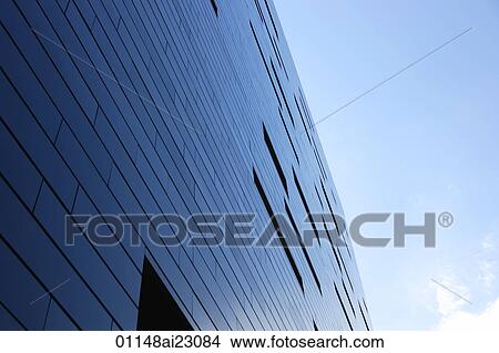 Picture - Low angle view of skyscraper. Fotosearch