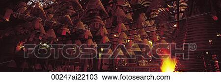 Man Mo Temple, Hong Kong View Large Photo Image Stock Image - Man Mo Temple, Hong Kong. Fotosearch