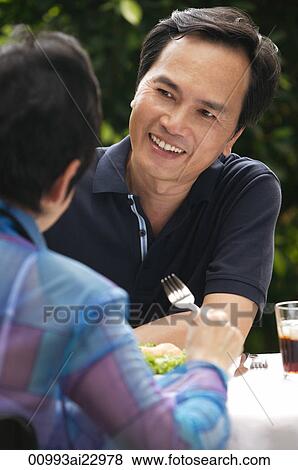 Mature couple at the restaurant View Large Photo Image Stock Photo - Mature couple at the restaurant. Fotosearch