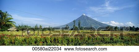 Picture - Mayon Volcano, Philippines. Fotosearch