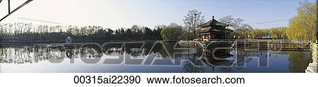 Stock Image - Old Summer Palace, Beijing, China. Fotosearch