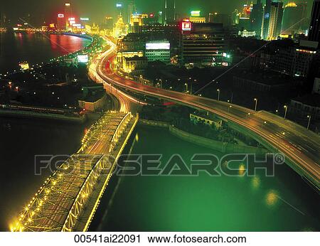 Overlooking the Bund & Waibaiduqiao, Shanghai, China View Large Photo Image Stock Image - Overlooking the Bund & Waibaiduqiao, Shanghai, China. Fotosearch