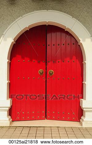 Pagoda doors at the Japanese Garden, Singapore View Large Photo Image Stock Photo - Pagoda doors at the Japanese Garden, Singapore. Fotosearch