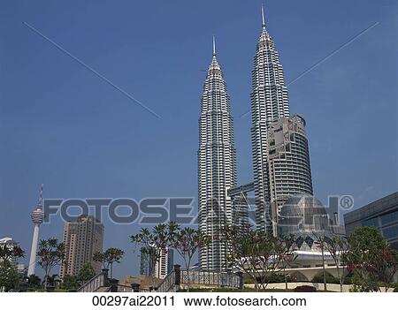 Petronas Towers and the mosque, Kuala Lumpur, Malaysia View Large Photo Image Stock Image - Petronas Towers and the mosque, Kuala Lumpur, Malaysia. Fotosearch