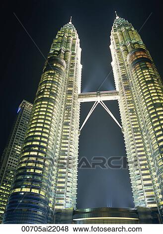 Stock Photo - Petronas Towers, Kuala Lumpur, Malaysia. Fotosearch