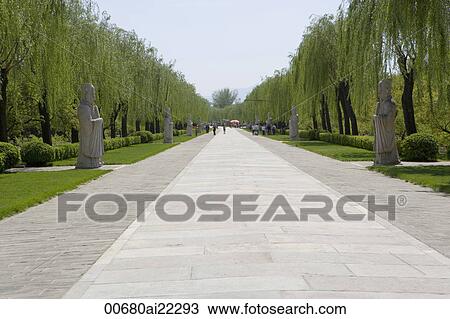 Stock Image - Sacred Way Museum of Ming Tomb, Beijing, China. Fotosearch