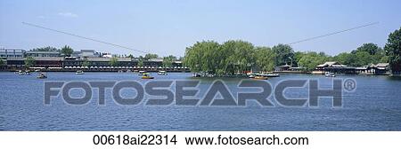 Picture - Shichahai Park, Beijing, China. Fotosearch