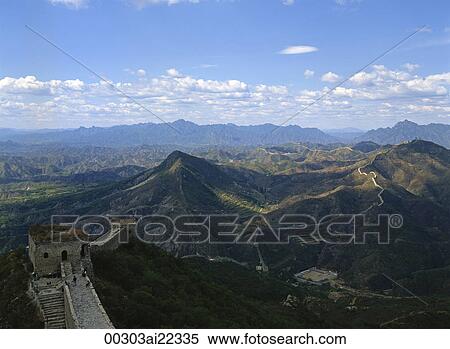 Stock Photography - Si Ma Tai Great Wall, Beijing, China. Fotosearch