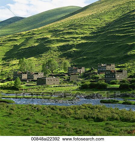 Stock Image - Sichuan, China. Fotosearch