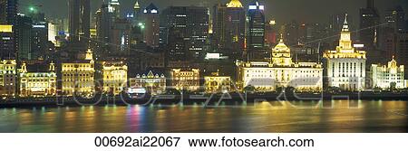 The Bund from Pudong, Shanghai, China View Large Photo Image Stock Photo - The Bund from Pudong, Shanghai, China. Fotosearch