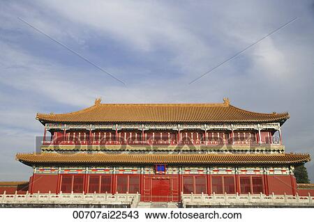 The Forbidden City, Beijing View Large Photo Image Stock Image - The Forbidden City, Beijing. Fotosearch