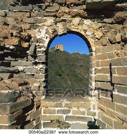 Stock Photo - The Great Wall, Beijing, China. Fotosearch
