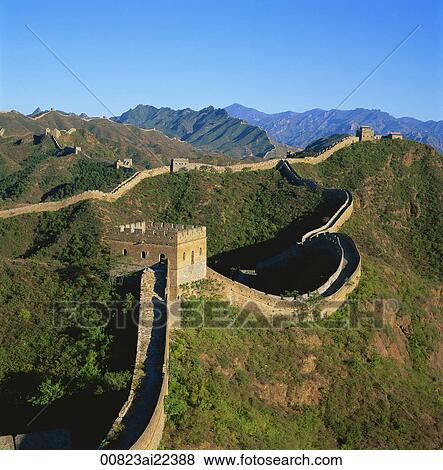 Stock Photo - The Great Wall, Beijing, China. Fotosearch