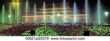 Tiananmen, Beijing, China View Large Photo Image Stock Photo - Tiananmen, Beijing, China. Fotosearch
