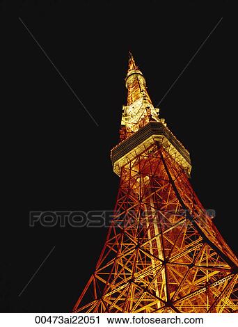 Stock Image - Tokyo Tower, Japan. Fotosearch