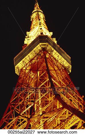Tokyo Tower, Japan View Large Photo Image Stock Photo - Tokyo Tower, Japan. Fotosearch
