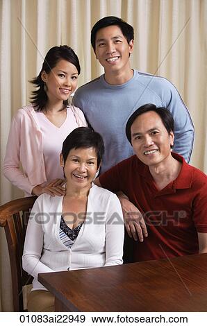 Two generations family portrait View Large Photo Image Stock Photo - Two generations family portrait. Fotosearch