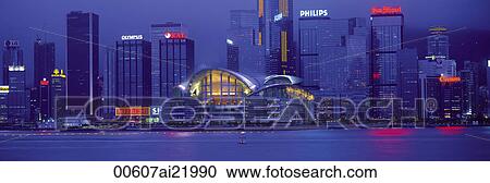 Wanchai skyline panorama at night, Hong Kong View Large Photo Image Stock Image - Wanchai skyline panorama at night, Hong Kong. Fotosearch